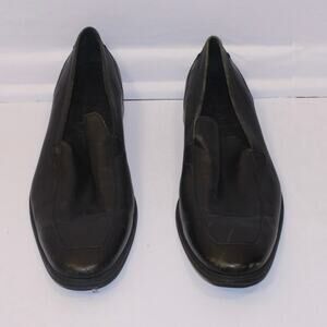 Cole Haan Men’s Black Leather Loafers Size 12 Classic Dress Shoes
